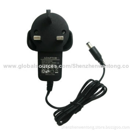 4.5W BS Plug Wallmount AC/DC Adapters, 1.8M DC Cord, 5.5*2.1mm Connection